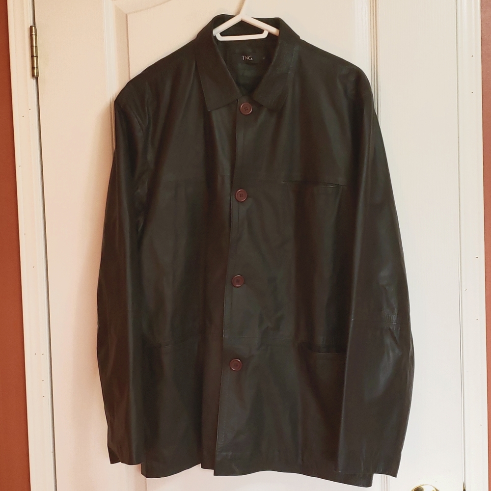 Black TNG Leather Jacket